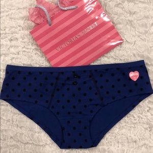 NWT VS Pink Low-Rise Hipster Panty Hiphugger M
